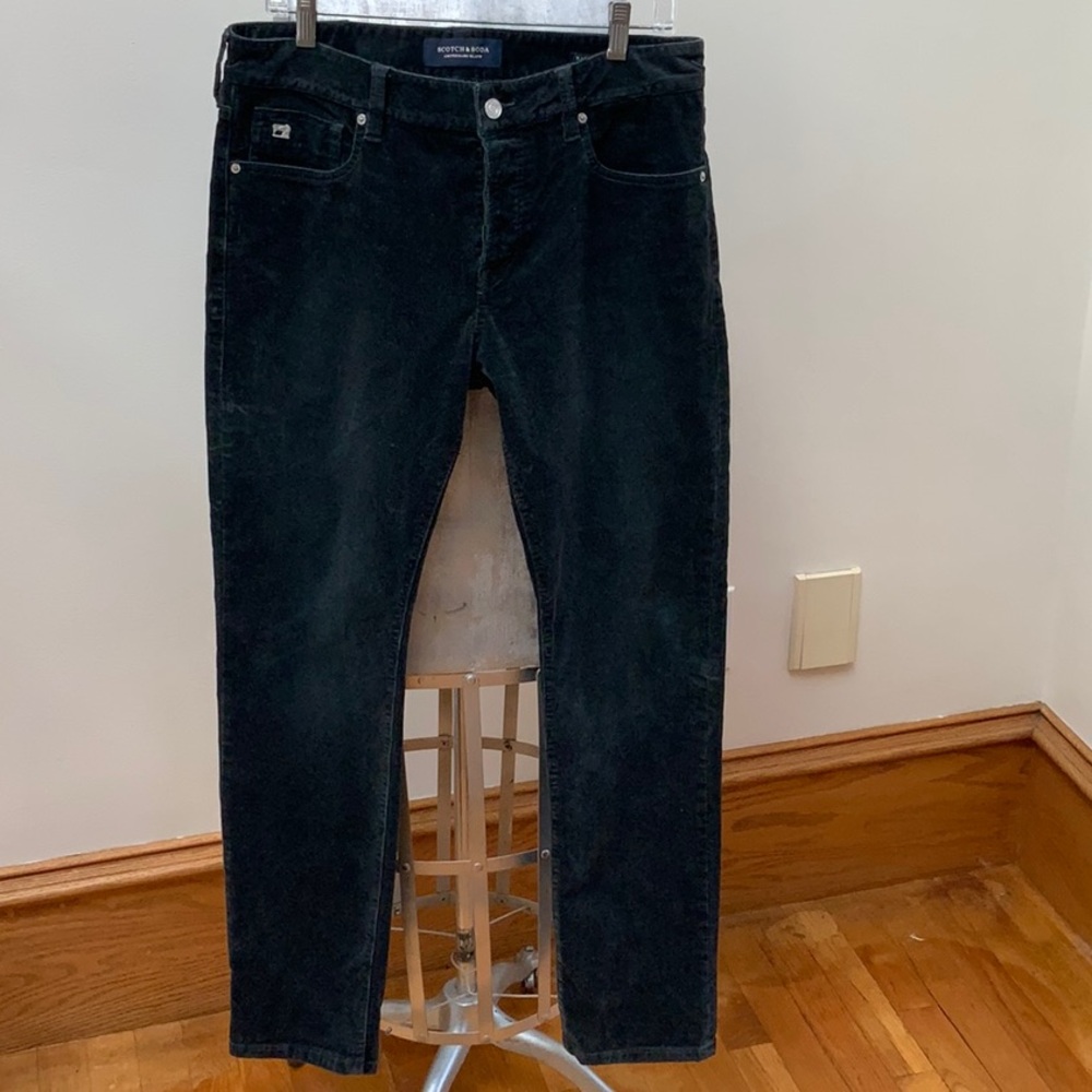 Scotch and Soda Black Corduroy 31 32